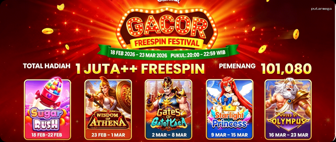 Login putarmega Sekarang Bonus Melimpah